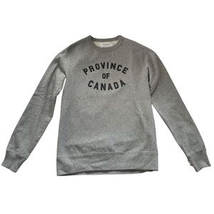 Province of Canada Grey Sweatshirt Size M